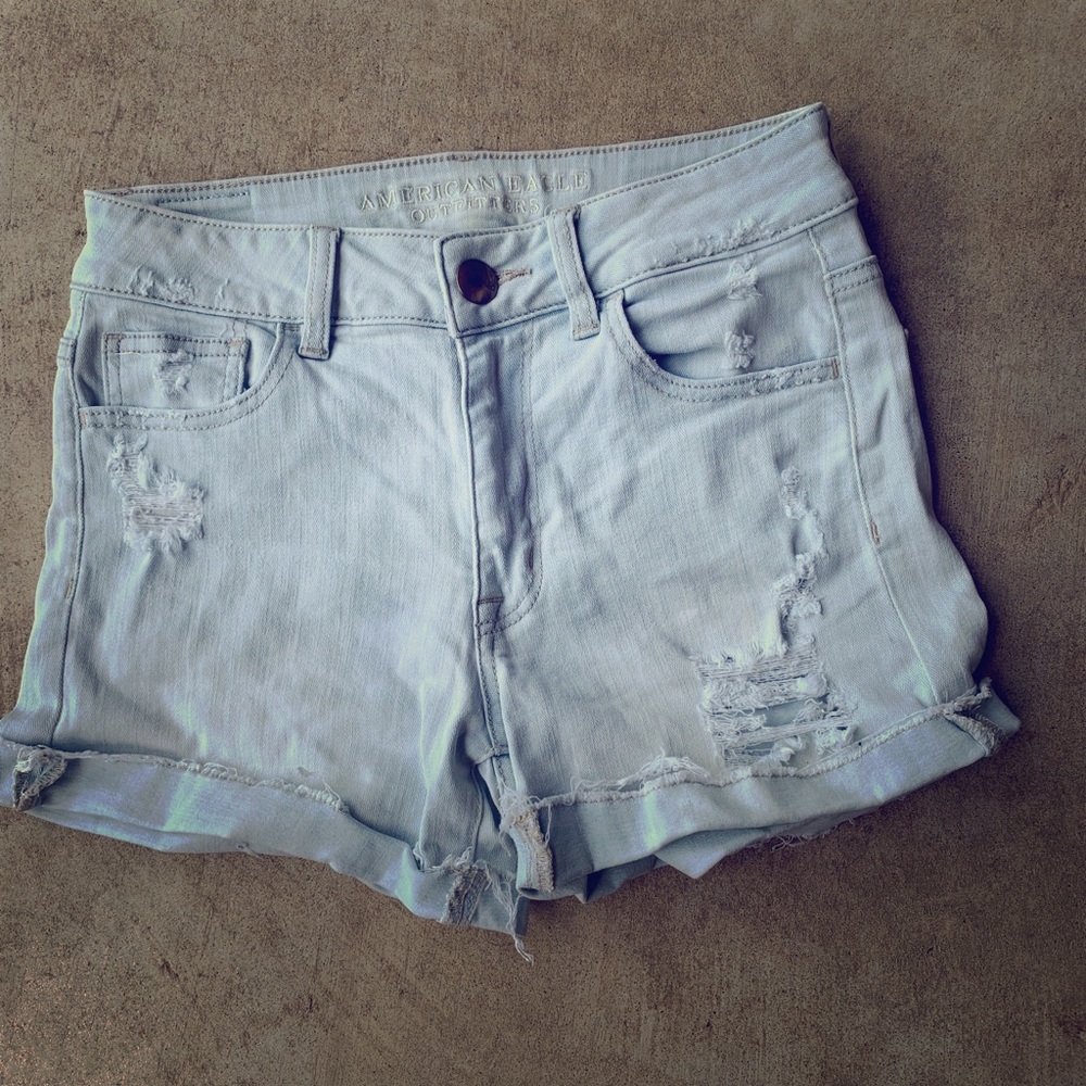 American eagle super stretch shorts